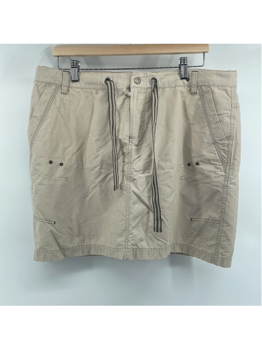 columbia hiking skort skirt shorts outdoors quick dry neutral sz lg